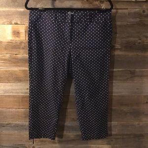 Loft original cropped navy pants